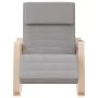 Silla mecedora de tela gris claro de vidaXL, Mecedoras - Ref: Foro24-351074, Precio: 134,38 €, Descuento: %