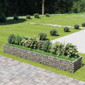 Arriate de gaviones de acero 450x90x50 cm