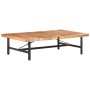 Mesa de centro de madera maciza de acacia 142x90x42 cm de vidaXL, Mesas de centro - Ref: Foro24-320655, Precio: 157,65 €, Des...