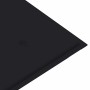 Banco Batavia madera maciza de teca con cojín negro 120 cm