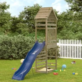 Outdoor playground made of impregnated pine wood by vidaXL, Swings and play structures - Ref: Foro24-3156918, Price: 281,78 €...