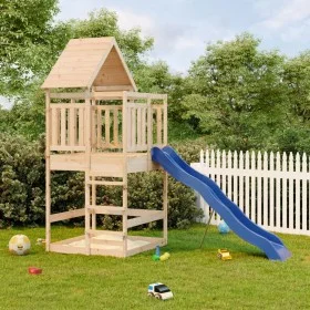 Outdoor playground made of solid pine wood by vidaXL, Swings and play structures - Ref: Foro24-3157012, Price: 380,24 €, Disc...