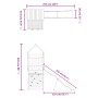 Spielplatz im Freien aus imprägniertem Kiefernholz von vidaXL, Schaukeln und Spielgeräte - Ref: Foro24-3156984, Preis: 427,77...