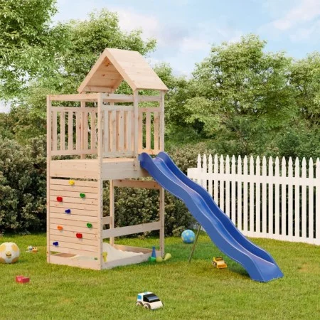Solid pine wood outdoor playground by vidaXL, Swings and play structures - Ref: Foro24-3156982, Price: 355,39 €, Discount: %