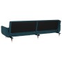 2-Sitzer-Schlafsofa mit zwei blauen Samtkissen von vidaXL, Sofas - Ref: Foro24-337581, Preis: 311,89 €, Rabatt: %