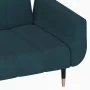 2-Sitzer-Schlafsofa mit zwei blauen Samtkissen von vidaXL, Sofas - Ref: Foro24-337581, Preis: 307,50 €, Rabatt: %