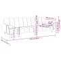 2-seater sofa bed with two blue velvet cushions by vidaXL, Sofas - Ref: Foro24-337581, Price: 307,50 €, Discount: %