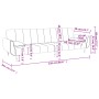 2-Sitzer-Schlafsofa mit zwei blauen Samtkissen von vidaXL, Sofas - Ref: Foro24-337581, Preis: 311,89 €, Rabatt: %