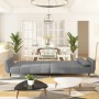 Sofá cama de 2 plazas con dos almohadas terciopelo gris claro by vidaXL, Sofas - Ref: Foro24-337582, Price: 316,75 €, Discoun...