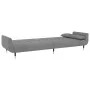 Sofá cama de 2 plazas con dos almohadas terciopelo gris claro by vidaXL, Sofas - Ref: Foro24-337582, Price: 310,23 €, Discoun...