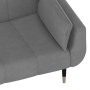 Sofá cama de 2 plazas con dos almohadas terciopelo gris claro by vidaXL, Sofas - Ref: Foro24-337582, Price: 316,75 €, Discoun...