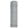Cerca Hexagonal Plateado 0.6 x 100 m Acero galvanizado