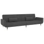 2-seater sofa bed with two dark gray velvet pillows by vidaXL, Sofas - Ref: Foro24-337583, Price: 352,70 €, Discount: %