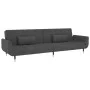 2-seater sofa bed with two dark gray velvet pillows by vidaXL, Sofas - Ref: Foro24-337583, Price: 324,67 €, Discount: %