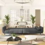 2-seater sofa bed with two dark gray velvet pillows by vidaXL, Sofas - Ref: Foro24-337583, Price: 324,67 €, Discount: %