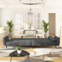2-Sitzer-Schlafsofa mit zwei dunkelgrauen Samtkissen von vidaXL, Sofas - Ref: Foro24-337583, Preis: 352,70 €, Rabatt: %