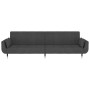 2-seater sofa bed with two dark gray velvet pillows by vidaXL, Sofas - Ref: Foro24-337583, Price: 352,70 €, Discount: %