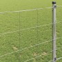 Valla de campo Gris 1 x 10 m Acero