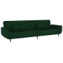 2-Sitzer-Schlafsofa mit zwei dunkelgrünen Samtkissen von vidaXL, Sofas - Ref: Foro24-337584, Preis: 357,43 €, Rabatt: %