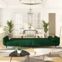 2-seater sofa bed with two dark green velvet cushions by vidaXL, Sofas - Ref: Foro24-337584, Price: 353,74 €, Discount: %