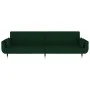 2-seater sofa bed with two dark green velvet cushions by vidaXL, Sofas - Ref: Foro24-337584, Price: 353,74 €, Discount: %