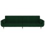 2-Sitzer-Schlafsofa mit zwei dunkelgrünen Samtkissen von vidaXL, Sofas - Ref: Foro24-337584, Preis: 357,43 €, Rabatt: %