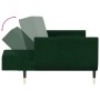 2-Sitzer-Schlafsofa mit zwei dunkelgrünen Samtkissen von vidaXL, Sofas - Ref: Foro24-337584, Preis: 357,43 €, Rabatt: %