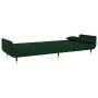 2-seater sofa bed with two dark green velvet cushions by vidaXL, Sofas - Ref: Foro24-337584, Price: 353,74 €, Discount: %