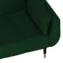 2-seater sofa bed with two dark green velvet cushions by vidaXL, Sofas - Ref: Foro24-337584, Price: 353,74 €, Discount: %