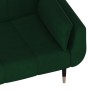 2-Sitzer-Schlafsofa mit zwei dunkelgrünen Samtkissen von vidaXL, Sofas - Ref: Foro24-337584, Preis: 357,43 €, Rabatt: %