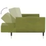 Two-seater sofa bed with two light green velvet cushions by vidaXL, Sofas - Ref: Foro24-337585, Price: 325,51 €, Discount: %