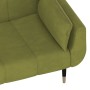 2-Sitzer-Schlafsofa mit zwei hellgrünen Samtkissen von vidaXL, Sofas - Ref: Foro24-337585, Preis: 331,46 €, Rabatt: %