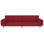 2-Sitzer-Schlafsofa mit zwei burgunderfarbenen Samtkissen von vidaXL, Sofas - Ref: Foro24-337587, Preis: 332,01 €, Rabatt: %