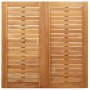 MesaComedorExterior Marrón 200x90x75cm Teak sólido