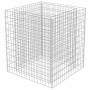Arriate de gaviones de acero 90x90x100 cm