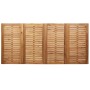 MesaComedorExterior Marrón 200x90x75cm Teak sólido