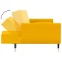 Sofá cama de 2 plazas con dos cojines terciopelo amarillo by vidaXL, Sofas - Ref: Foro24-337589, Price: 326,46 €, Discount: %