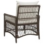 Silla de Jardín Marrón 60 x 70 x 78cm ratán sintético