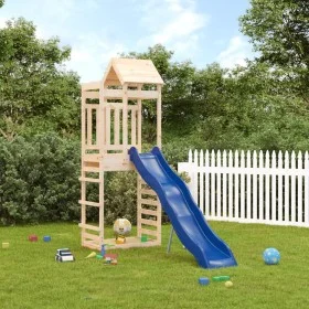 Outdoor playground made of solid pine wood by vidaXL, Swings and play structures - Ref: Foro24-3156970, Price: 250,49 €, Disc...