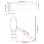 Spielplatz im Freien aus massivem Zirbenholz von vidaXL, Schaukeln und Spielgeräte - Ref: Foro24-3156970, Preis: 263,88 €, Ra...