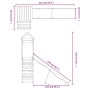 Spielplatz im Freien imprägniertes Kiefernholz von vidaXL, Schaukeln und Spielgeräte - Ref: Foro24-3156972, Preis: 274,95 €, ...