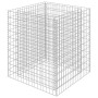 Arriate de gaviones de acero 90x90x100 cm
