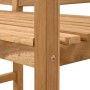 Banco de jardín Marrón 120 x 53.5 x 85 cm Madera de teca maciza