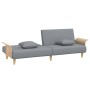 Sofa bed with armrests light gray fabric by vidaXL, Sofas - Ref: Foro24-351843, Price: 293,35 €, Discount: %