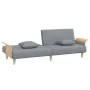 Sofa bed with armrests light gray fabric by vidaXL, Sofas - Ref: Foro24-351843, Price: 288,25 €, Discount: %