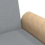 Sofá cama con reposabrazos tela gris claro de vidaXL, Sofás - Ref: Foro24-351843, Precio: 288,20 €, Descuento: %