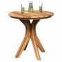 Mesa de Café Marrón 55 x 55 x 51 cm Madera de teca maciza