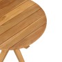 Mesa de Café Marrón 55 x 55 x 51 cm Madera de teca maciza