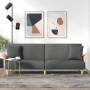 Sofá cama con reposabrazos tela gris oscuro de vidaXL, Sofás - Ref: Foro24-351844, Precio: 283,73 €, Descuento: %