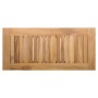 Banco de jardín 2 pcs Marrón Madera maciza de Teca